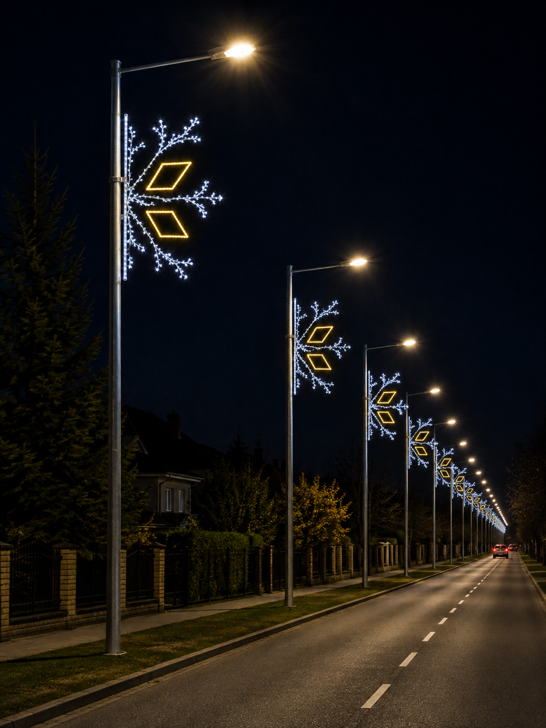 LED ŠVIEČIANTI STULPO DEKORACIJA 'S04 1.7m x 1m'