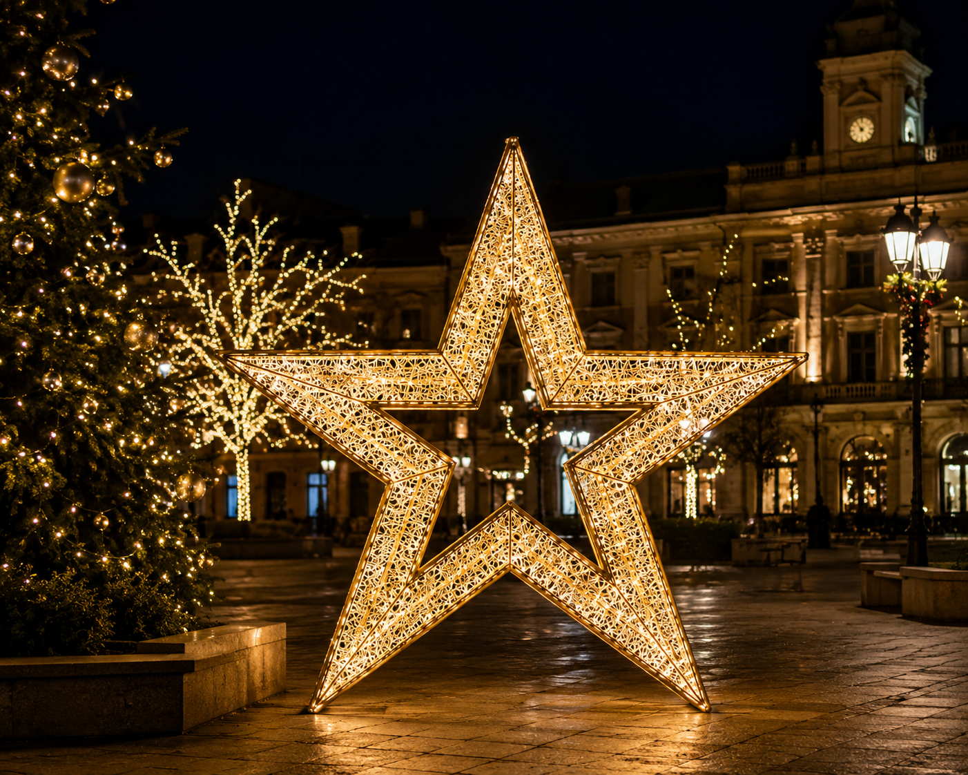 LED DEKORACIJA STOVINTI ŽVAIGŽDĖ 200x200cm