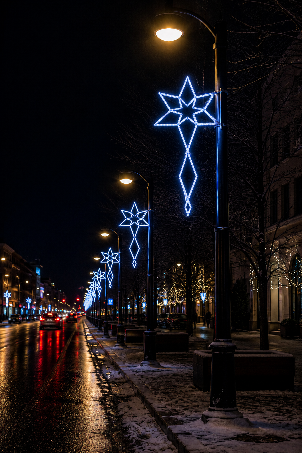 LED ŠVIEČIANTI STULPO DEKORACIJA 'S06'' 1.9m x 1m