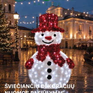 KATALOGAS: Kalėdinės dekoracijos ir girliandos 2026