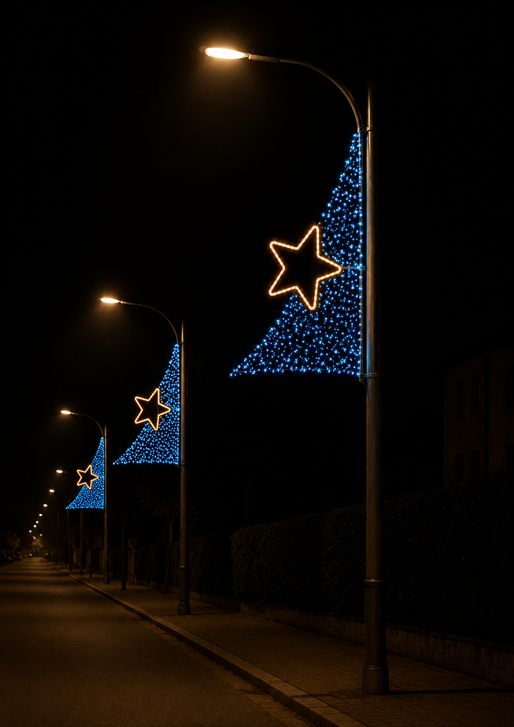 LED ŠVIEČIANTI STULPO DEKORACIJA ‘ S10’ 1,2m x 1m